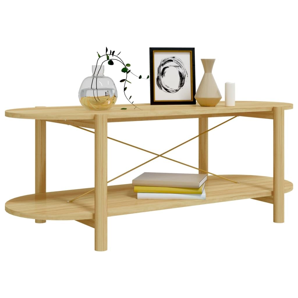 QJBSAVVA Coffee Table 43.3"x18.9"x15.7" Engineered Wood,Living Room Furniture Side Tables Narrow Bedside Tables Suitable for Meeting Rooms, Reception Rooms, Offices