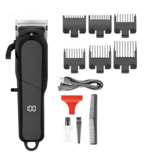 Hair Clippers for Men, Hair Clipper Cordless Hair Cutting Machine Adjustable Barber Professional Hair Trimmer Digital Display Clipper for Men