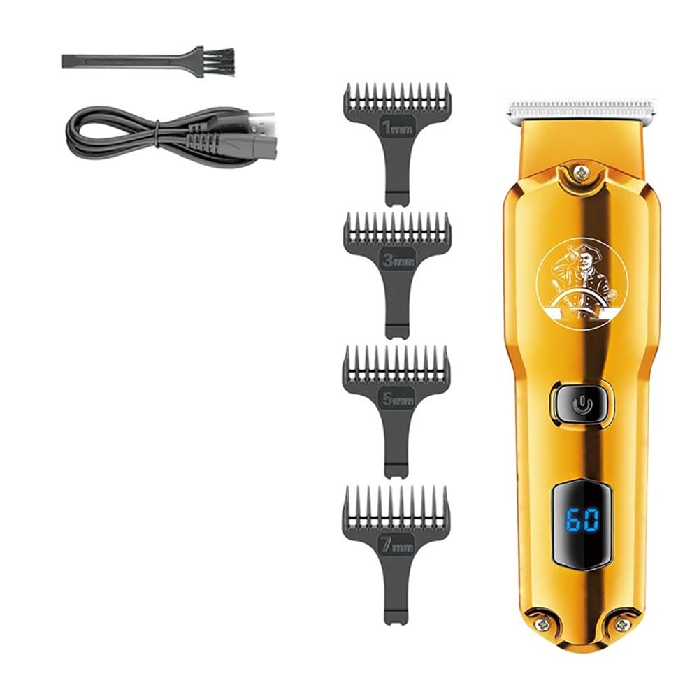 HARUE Hair Clippers for Men, Cordless Professional Hair Trimmer Beard Trimmer for Men USB Electric Trimmer Hair Cutting Machine Haircut Mustache Face Groomin