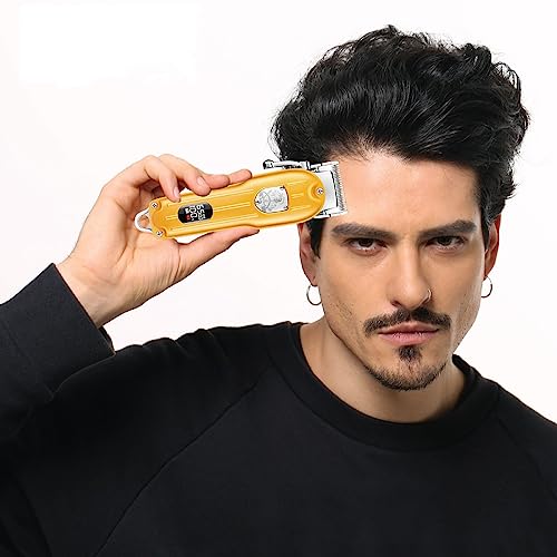 HARUE Hair Clippers for Men, Hair Clipper Professional Hair Trimmer Cordless Hair Cutting Machine Electric Rechargeable Adjustable Trimmer for Men