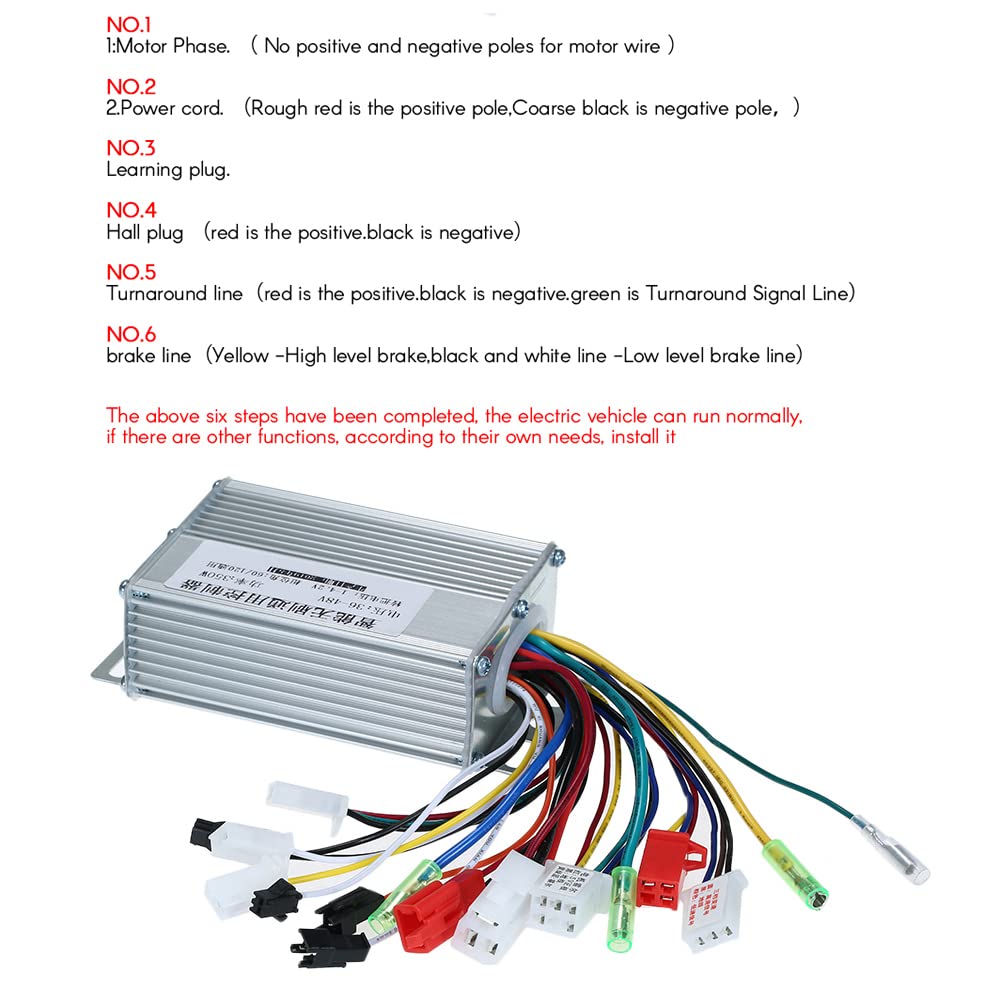 Karlak 36V-48V 350W Electric Bicycle E-bike Scooter DC Brushless Motor Regulator Speed ler