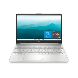 HP 2023 15.6-inch HD Micro-Edge Laptop, AMD Ryzen 3-3250U Processor, 16GB RAM, 1TB SSD Storage, Windows 11 Home, Long-Lasting Battery, Fast Charge, 720p Webcam, Natural Silver