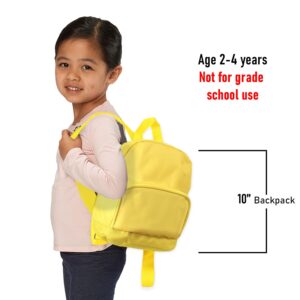 SpongeBob SquarePants Spongebob Mini Backpack for Teens - 10” Canvas Backpack with Front Pocket Plus Bookmark | Spongebob Backpack Purse Bundle