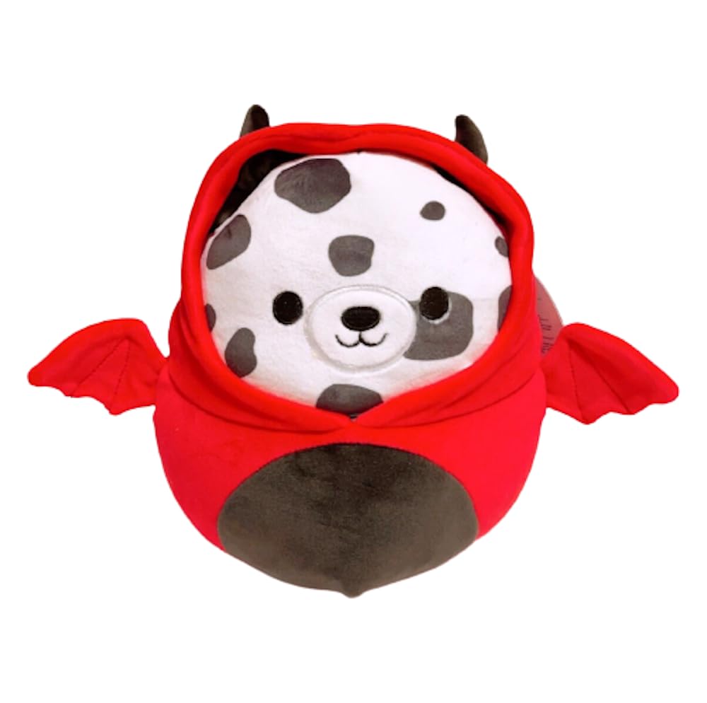 squishmallows Hoodie Squad 5" Dustin The Dog in Devil Bat Costume Plush Doll Toy