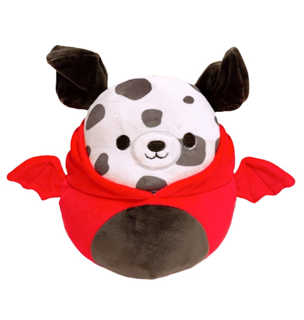 squishmallows Hoodie Squad 5" Dustin The Dog in Devil Bat Costume Plush Doll Toy