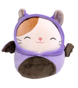 squishmallows hoodie squad 5" cam cat in bat costume plush doll toy