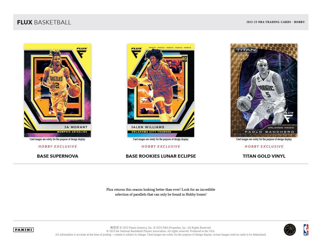 2022-23 Panini Flux Basketball Hobby Box