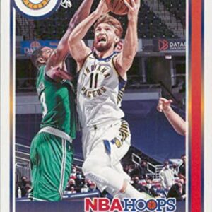 2021-22 NBA Hoops #143 Domantas Sabonis Indiana Pacers Official Panini Basketball Card (Stock Photo Shown, card is straight from Pack and Box in Raw Ungraded Condition)