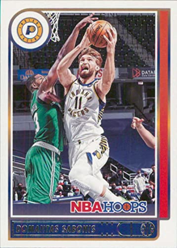 2021-22 NBA Hoops #143 Domantas Sabonis Indiana Pacers Official Panini Basketball Card (Stock Photo Shown, card is straight from Pack and Box in Raw Ungraded Condition)