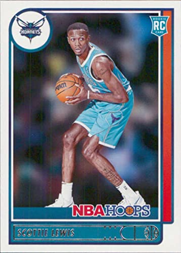 2021-22 NBA Hoops #209 Scottie Lewis RC Rookie Charlotte Hornets Official Panini Basketball Card (Stock Photo Shown, card is straight from Pack and Box in Raw Ungraded Condition)