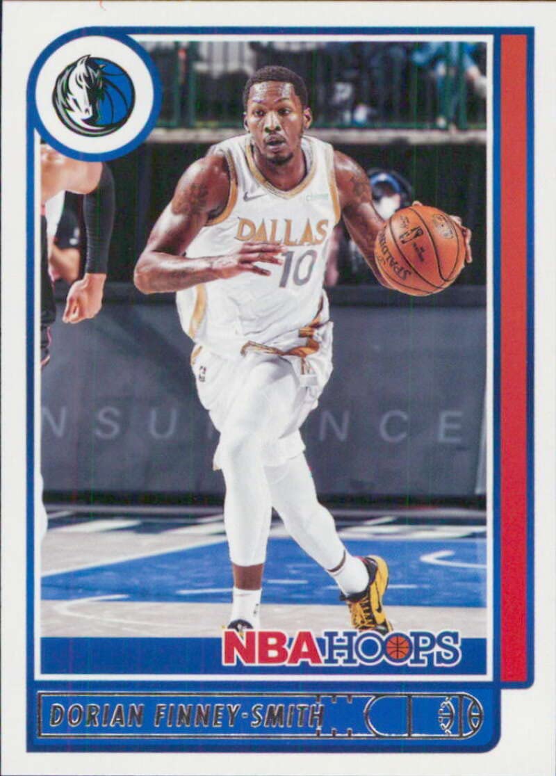 2021-22 NBA Hoops #72 Dorian Finney-Smith Dallas Mavericks Official Panini Basketball Card (Stock Photo Shown, card is straight from Pack and Box in Raw Ungraded Condition)