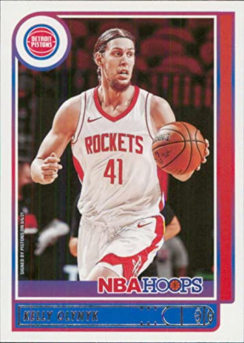 2021-22 NBA Hoops #184 Kelly Olynyk Detroit Pistons Official Panini Basketball Card (Stock Photo Shown, card is straight from Pack and Box in Raw Ungraded Condition)