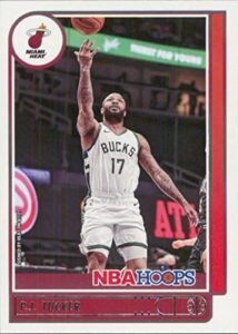 2021-22 nba hoops #133 p.j. tucker miami heat official panini basketball card (stock photo shown, card is straight from pack and box in raw ungraded condition)