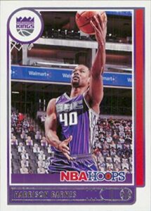 2021-22 nba hoops #78 harrison barnes sacramento kings official panini basketball card (stock photo shown, card is straight from pack and box in raw ungraded condition)