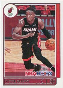 2021-22 nba hoops #70 victor oladipo miami heat official panini basketball card (stock photo shown, card is straight from pack and box in raw ungraded condition)