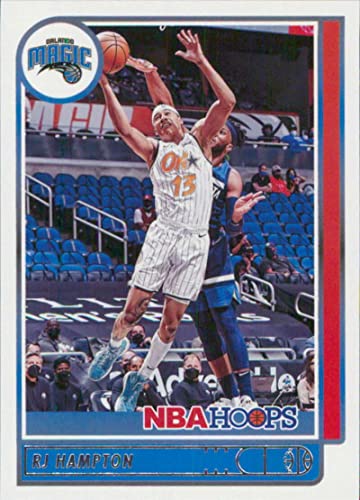 2021-22 NBA Hoops #22 RJ Hampton Orlando Magic Official Panini Basketball Card (Stock Photo Shown, card is straight from Pack and Box in Raw Ungraded Condition)