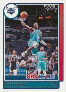 2021-22 nba hoops #150 terry rozier charlotte hornets official panini basketball card (stock photo shown, card is straight from pack and box in raw ungraded condition)