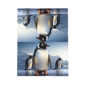 VducK Birthday Cards Penguin Printed Blank Cards Greeting Card With Envelopes Funny Thank You Card For All Occasions Wedding