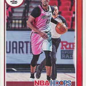 2021-22 NBA Hoops #20 Bam Adebayo Miami Heat Official Panini Basketball Card (Stock Photo Shown, card is straight from Pack and Box in Raw Ungraded Condition)