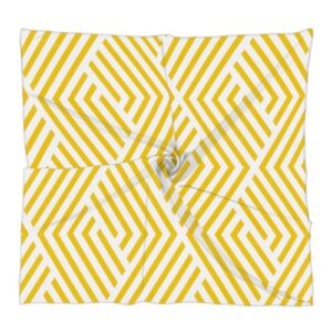 OHIKUETY Zig Zag Pattern Head Scarf for Women - Lightweight & Luxurious Like Silk Satin Scarf for Hair Wrapping at Night Bandana for Sleeping 35 Inch Square Scarf