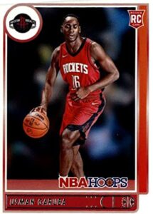 2021-22 nba hoops #238 usman garuba rc rookie houston rockets official panini basketball card (stock photo shown, card is straight from pack and box in raw ungraded condition)