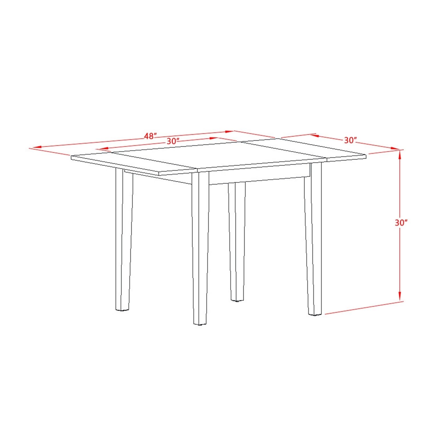 HomeStock Retro Renaissance 3Pc Wood Dining Table Set Consists of A Kitchen Table and 2 Dinette Chairs with Solid Wood Seat and Slat Back, Oak Finish