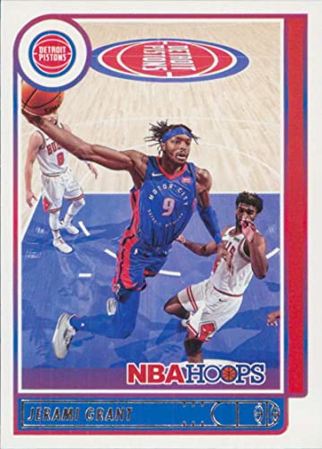 2021-22 NBA Hoops #145 Jerami Grant Detroit Pistons Official Panini Basketball Card (Stock Photo Shown, card is straight from Pack and Box in Raw Ungraded Condition)