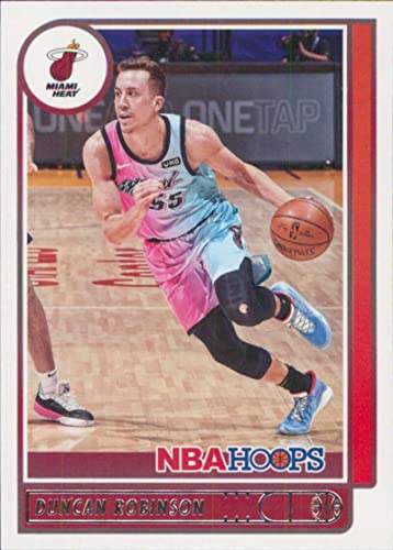 2021-22 NBA Hoops #30 Duncan Robinson Miami Heat Official Panini Basketball Card (Stock Photo Shown, card is straight from Pack and Box in Raw Ungraded Condition)