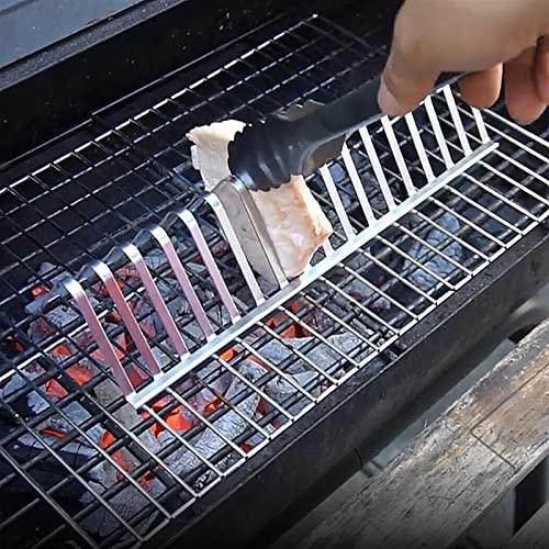 TAMYID Charcoal Grills, 3pcs Stainless steel barbecue, outdoor barbecue portable shelf, picnic accessories