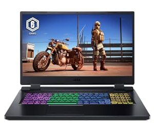 acer 2023 Gaming Laptop Nitro Intel Core i5-12450H 8-Core NVIDIA GeForce RTX 3050 4 GB 24 GB DDR4 1 TB Hybrid 17.3" 1920 x 1080 144 Hz Win10 Home Wi-Fi 6 Bluetooth 5.1 720p HD Camera Thunderbolt 4