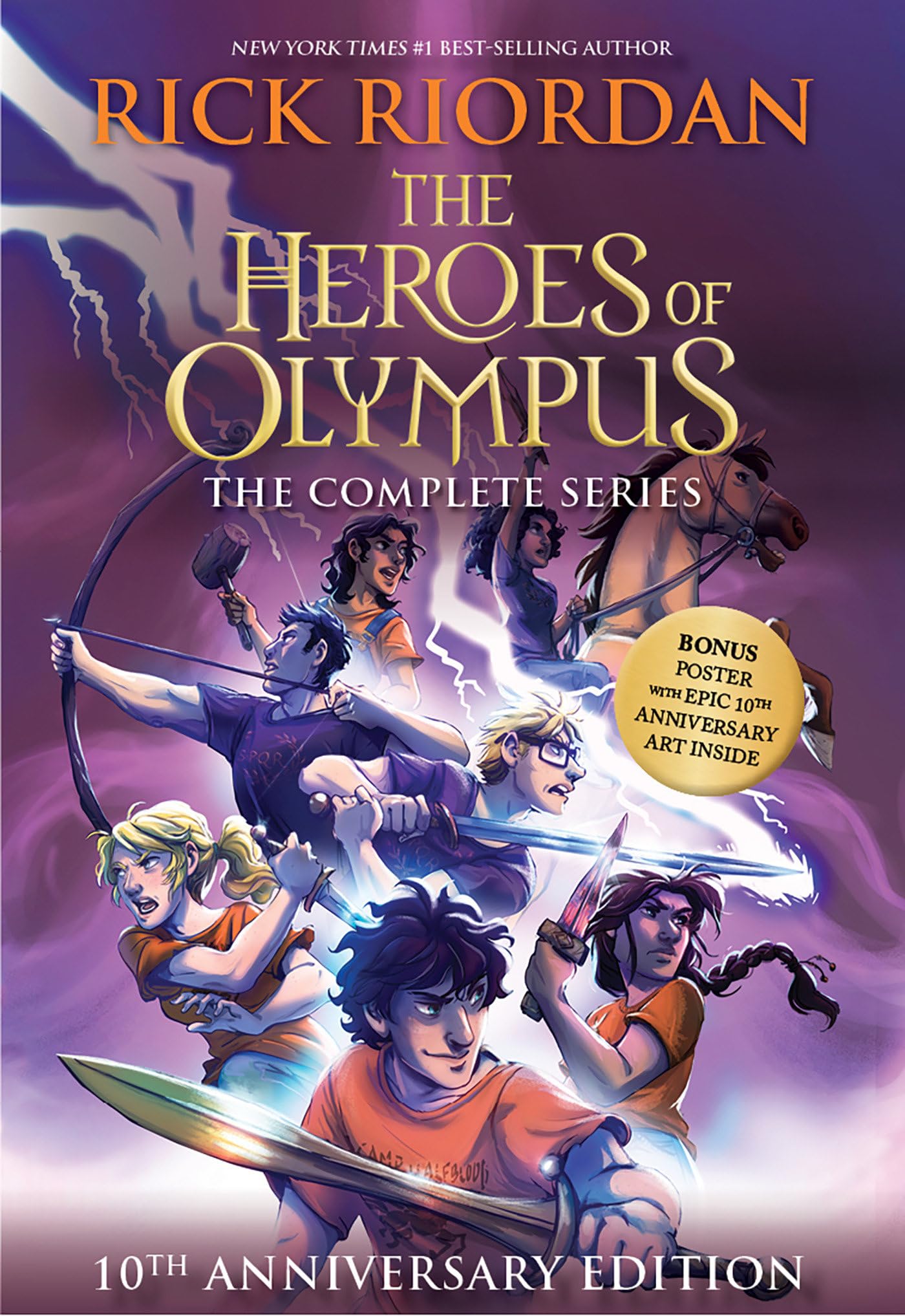 Heroes of Olympus Paperback Boxed Set, The-10th Anniversary Edition (The Heroes of Olympus)