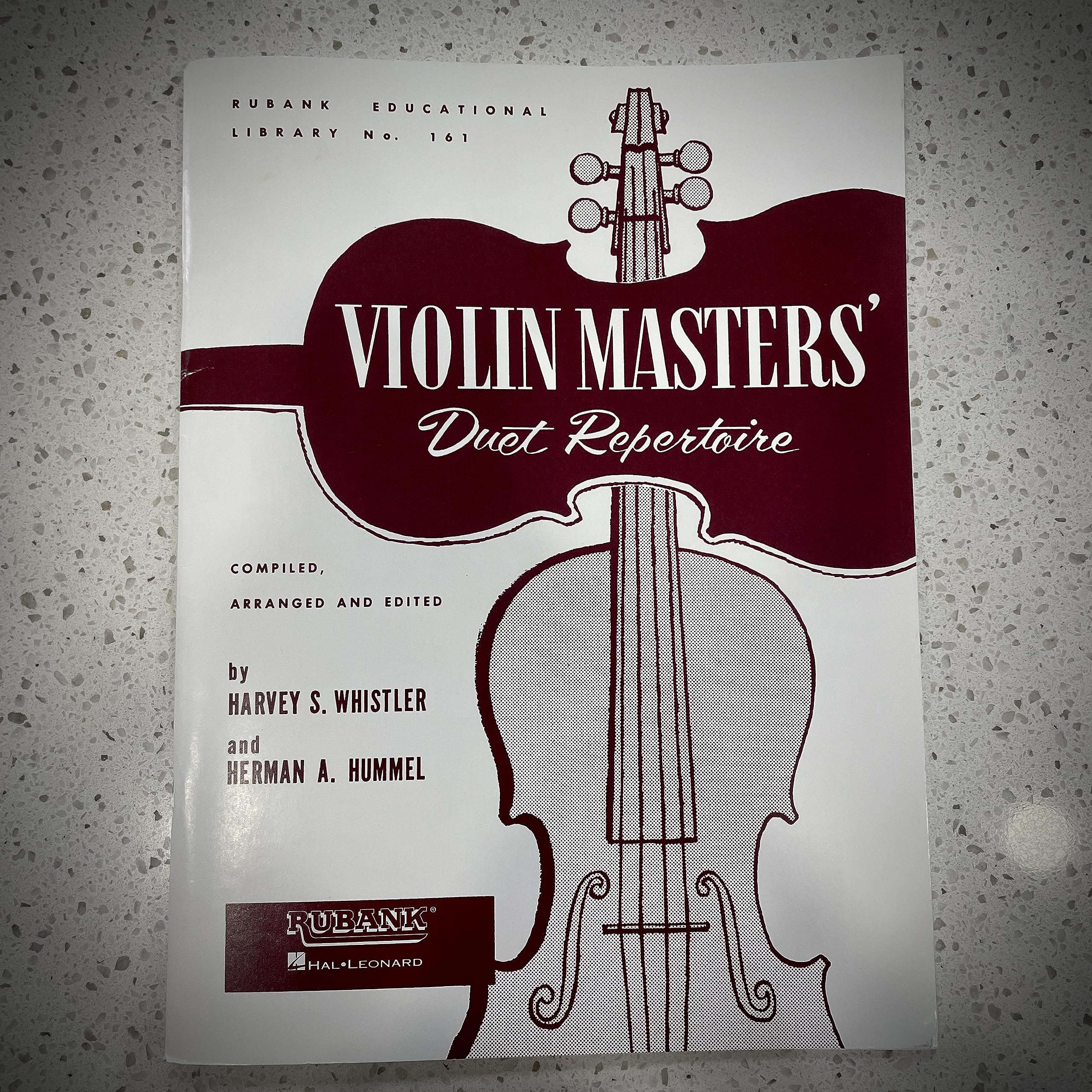 Violin Masters' Duet Repertoire: Violin Duet Collection - Unaccompanied (Rubank Educational Library)