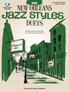 more new orleans jazz styles duets - book/audio: early intermediate level