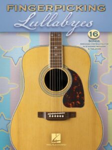 fingerpicking lullabyes - 15 songs arr. for solo guitar in standard notation & tab