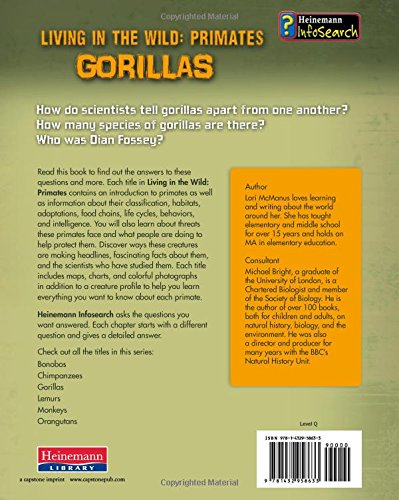 Gorillas (Heinemann InfoSearch: Living in the Wild: Primates)