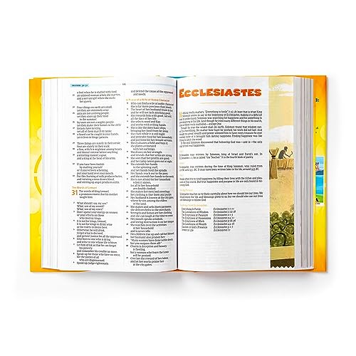 CSB One Big Story Bible, Hardcover, Red Letter, Presentation Page, Study Helps for Children, Christ Connections, Memory Verses, Full-Color Maps, Easy-to-Read Bible Serif Type