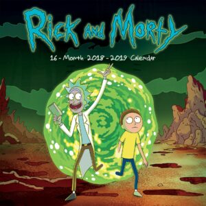 rick and morty 2019 calendar