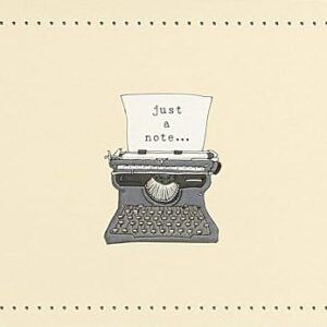 Typewriter Note Cards (Stationery, Boxed Cards)