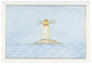 lighthouse note cards (stationery, boxed cards)