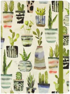 watercolor succulents journal (diary, notebook)