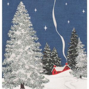 Winter Cottage Small Boxed Holiday Cards (Christmas Cards, Greeting Cards)