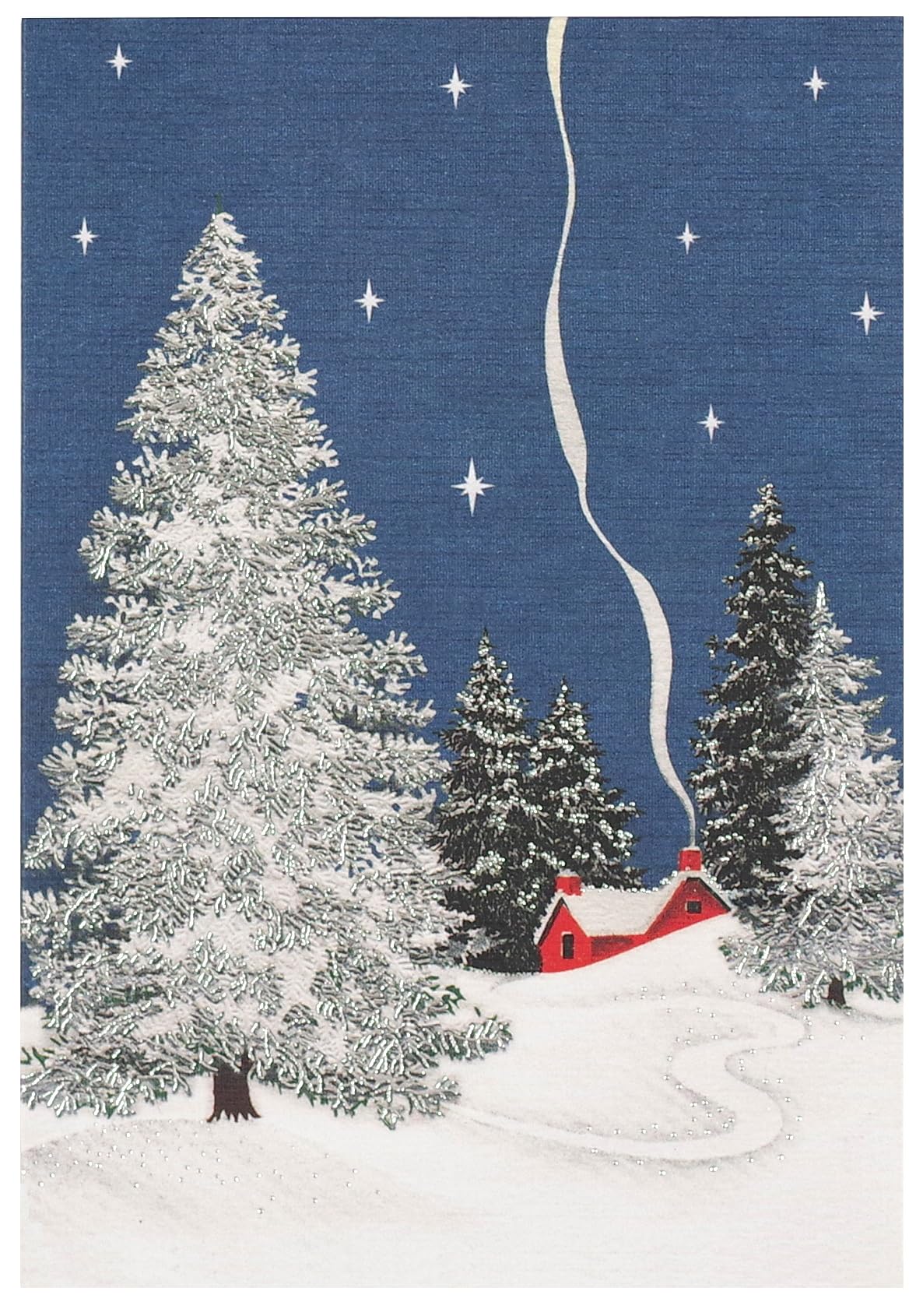 Winter Cottage Small Boxed Holiday Cards (Christmas Cards, Greeting Cards)