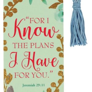 For I Know the Plans I Have for You Beaded Bookmark