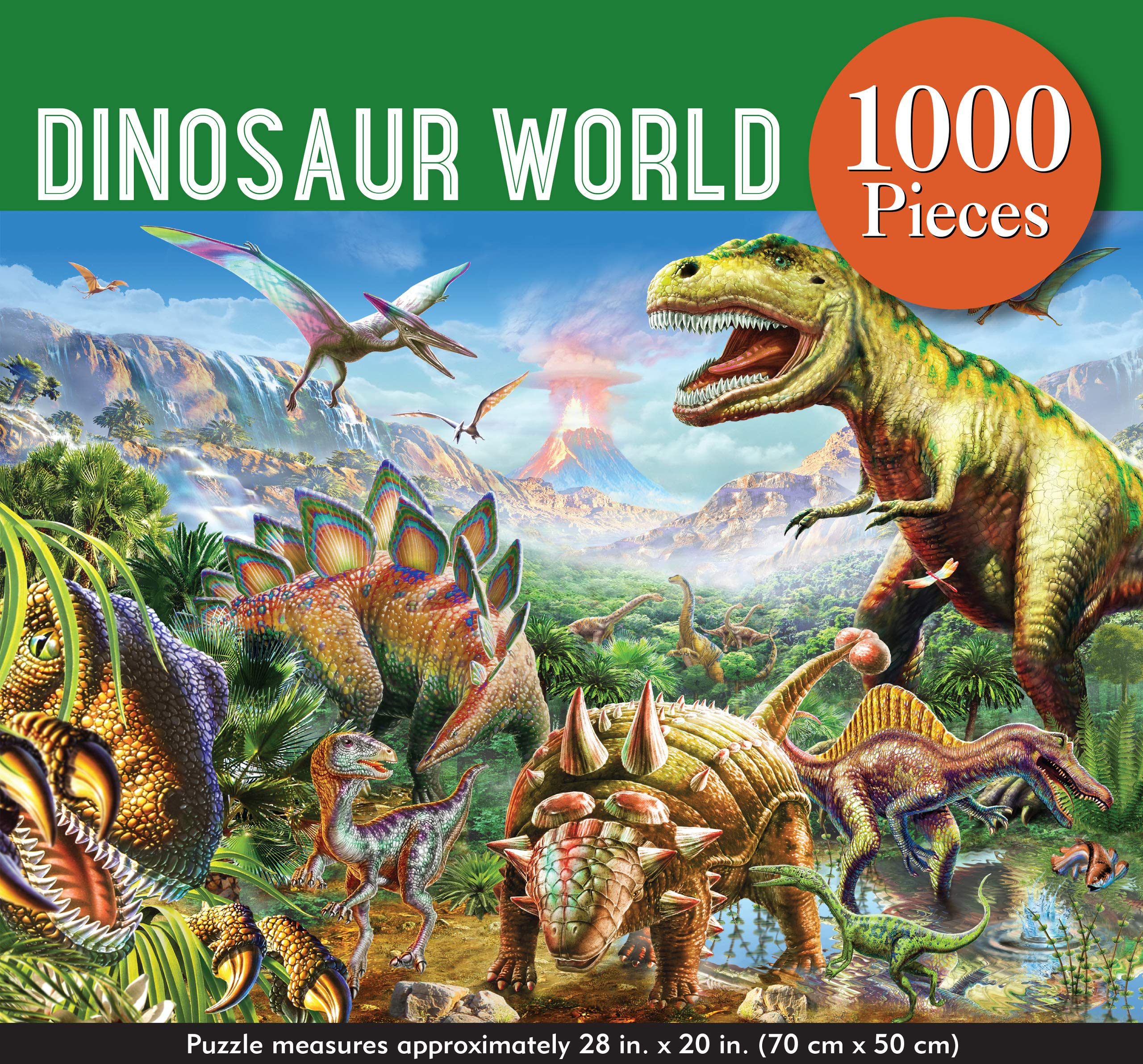 PETER PAUPER PRESS Dinosaur World 1000 Piece Jigsaw Puzzle