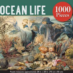 PETER PAUPER PRESS, Inc. Ocean Life 1000 Piece Jigsaw Puzzle