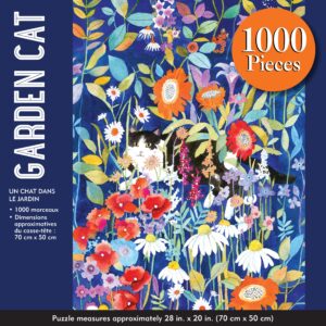 PETER PAUPER PRESS Garden Cat 1000 Piece Jigsaw Puzzle