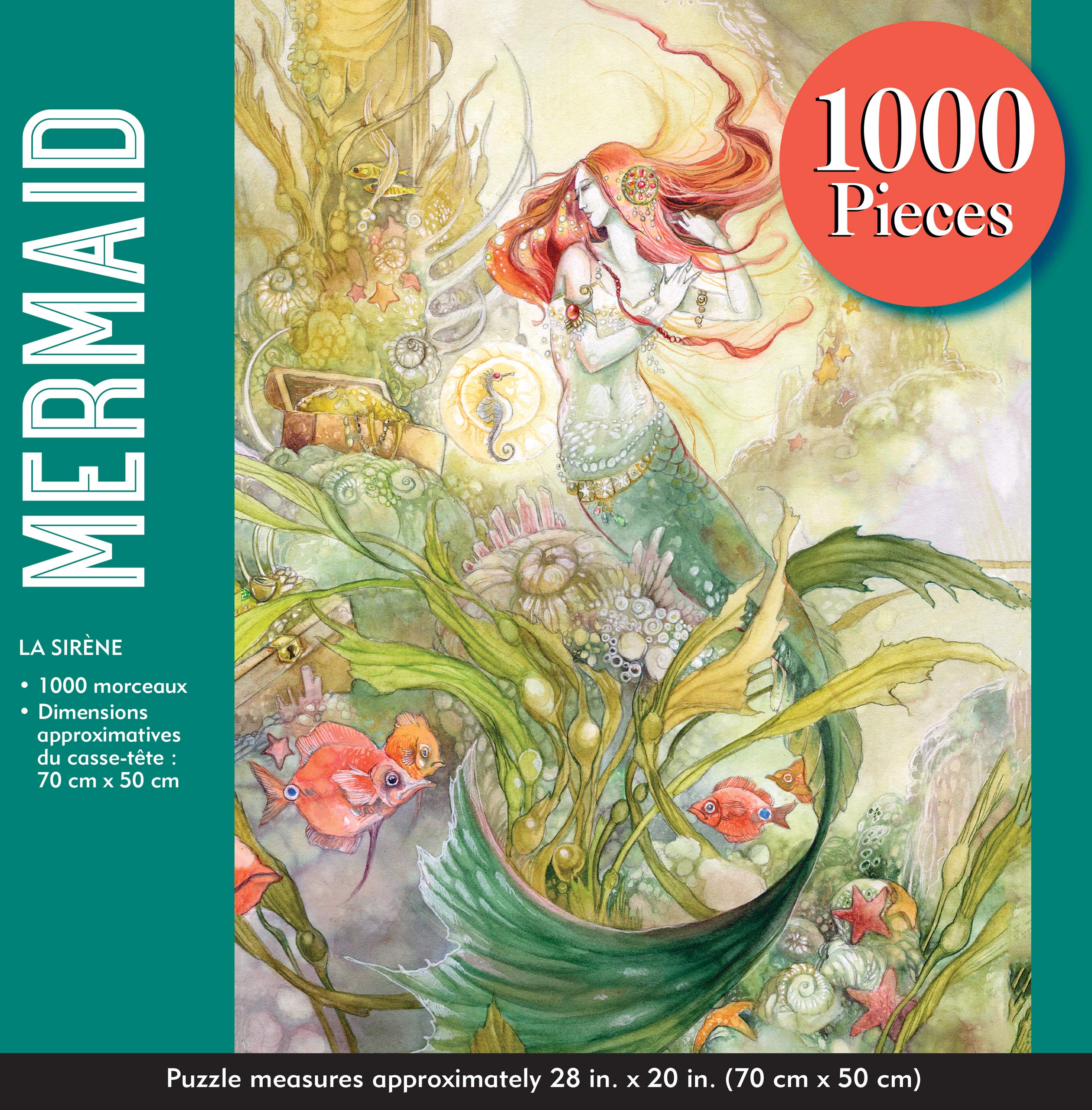 PETER PAUPER PRESS Mermaid 1000 Piece Jigsaw Puzzle