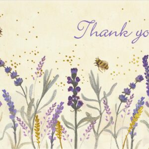 Lavender & Honey Thank You Notes (Stationery, Note Cards, Boxed Cards)