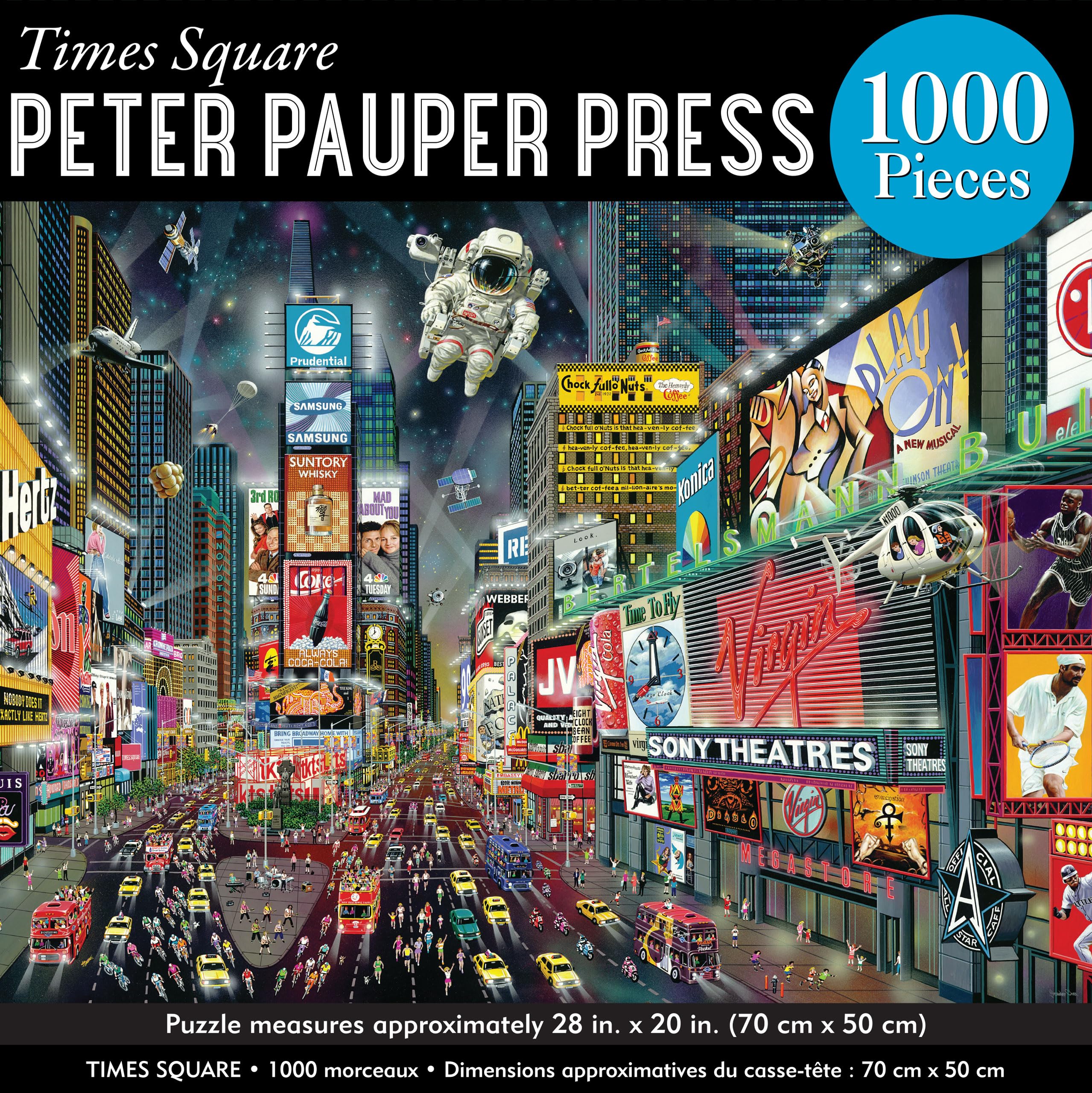 PETER PAUPER PRESS Times Square 1000 Piece Jigsaw Puzzle