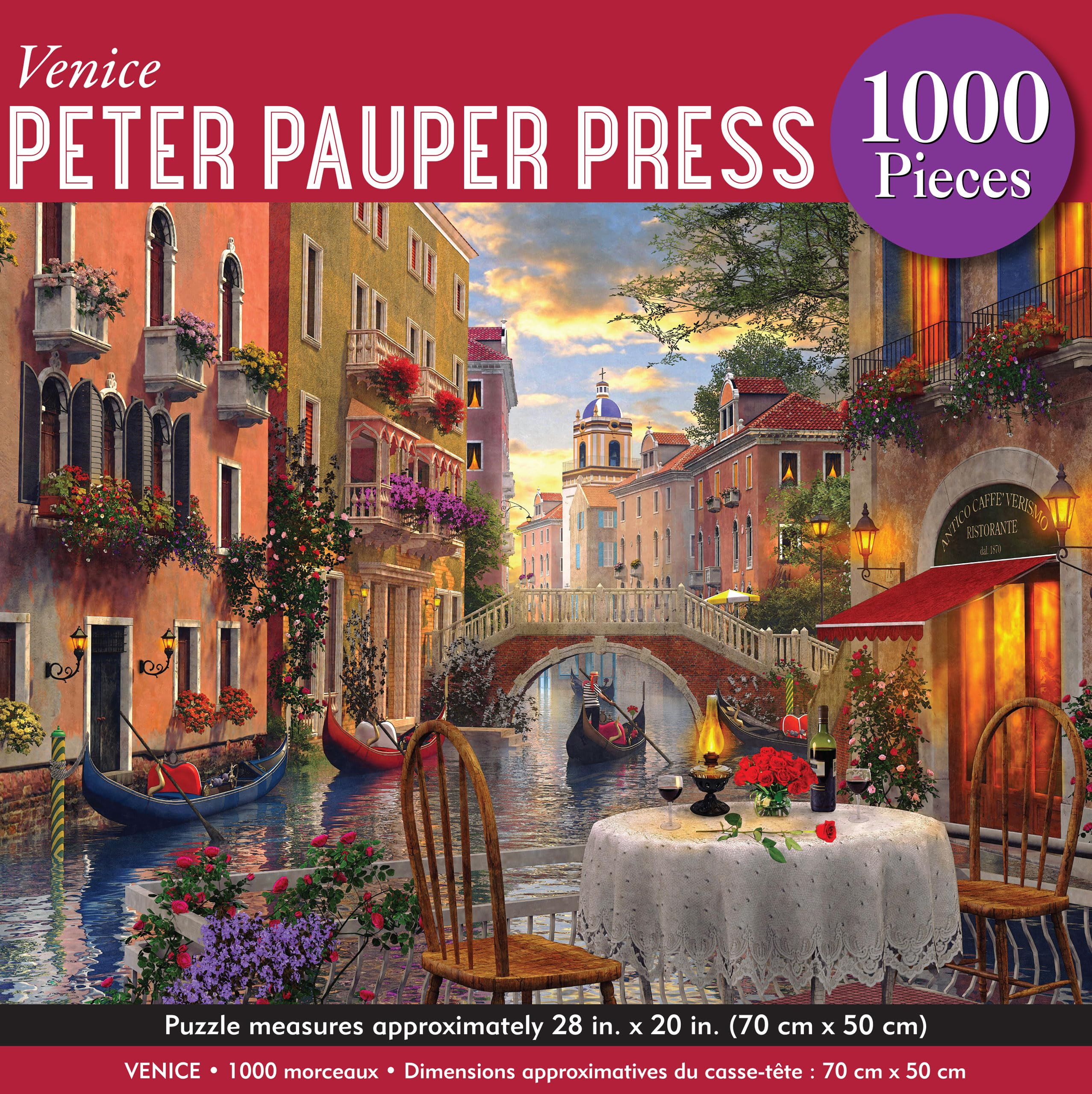 PETER PAUPER PRESS Venice 1000-Piece Jigsaw Puzzle